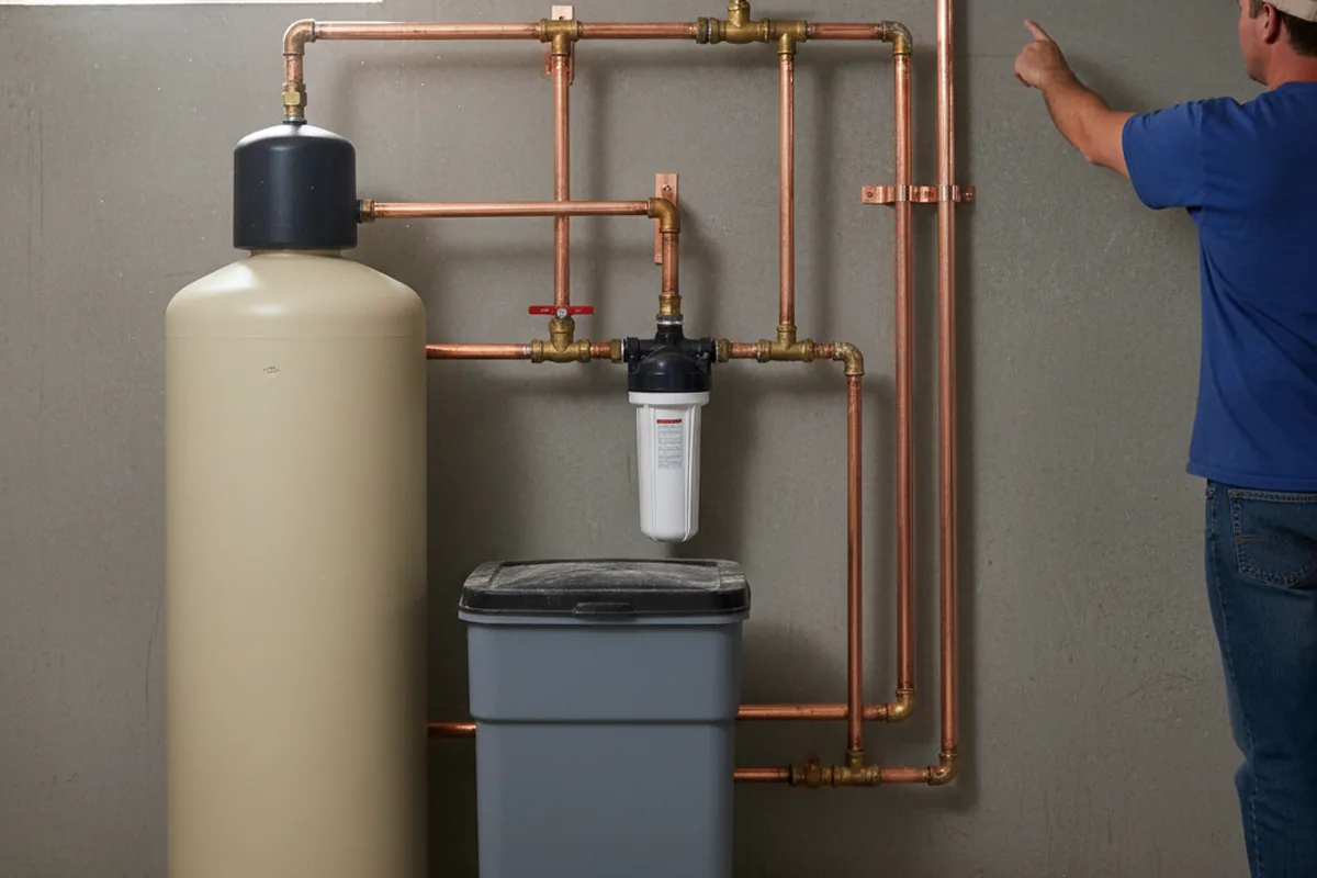 Whole-house water treatment system installed in Sargent